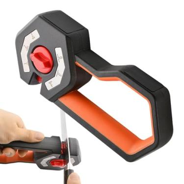 Imagem de Apontador do cortador com ângulo ajustável, apontador de cortador de ângulo ajustável - Acendador de tesoura portátil de 6 estágios - Alça sem deslizamento, ferramenta de cozinha profissional para rep