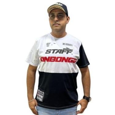 Imagem de Camiseta Masculina Onbongo Staff SCC88 Branca Preta ON117-Masculino