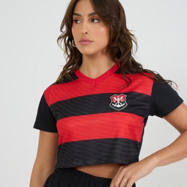 Imagem de Camisa Cropped Flamengo Movimentar Feminina-Feminino