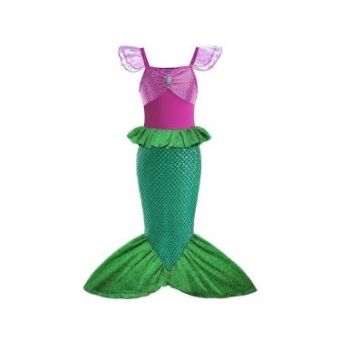 Imagem de Fantasia De Princesa Elsa Anna Rainha Da Neve Frozen Jasmine Para Meni