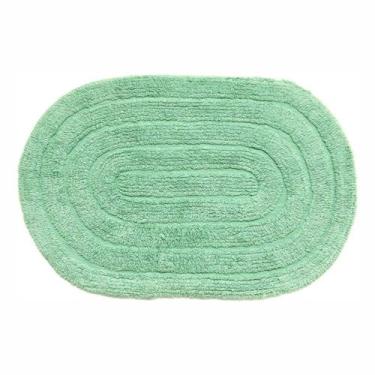 Imagem de Tapete Atoalhado Banheiro Porta 40cm x 60cm Oval Allegro Algodão - Tap