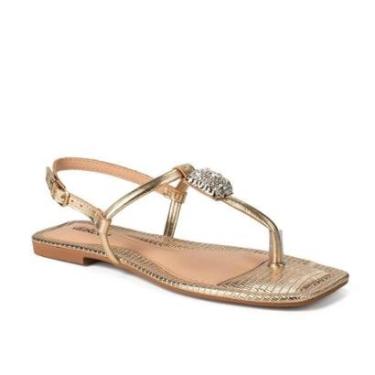 Imagem de Sandália Dakota Rasteira Metalizada Feminina Y9592-Feminino