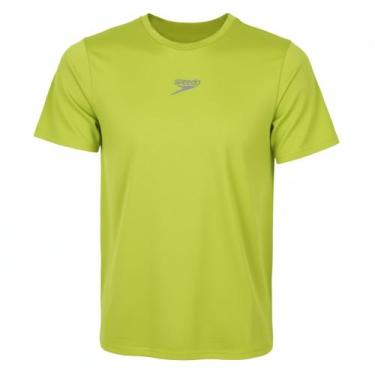 Imagem de Camiseta Speedo T-Shirt Interlock Masculino, Verde limão, G, Masculino