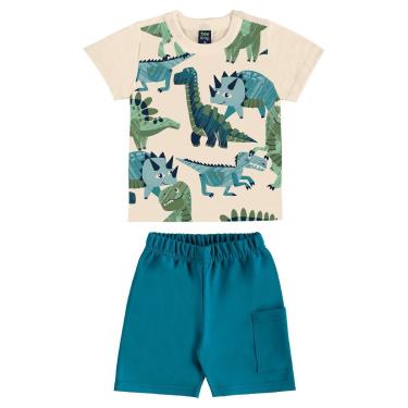 Imagem de Conjunto Camiseta Dino Bermuda Bee Loop-Masculino