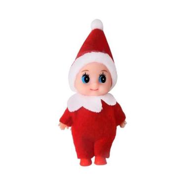Imagem de Boneco De Natal De Feltro Elfo Travesso, Brinquedo Para Bebês E Crianç