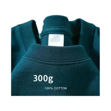 Imagem de Camiseta Masculina Oversized De Algodão Para O Verão 300gms De Alta Re