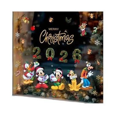 Imagem de Adesivos De Natal Do Mickey Mouse, Decoração De Casa Da Disney, Arte P