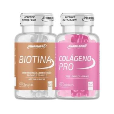 Imagem de Kit Biotina Colágeno Pro Pharmapro – Suplemento Vitamínico 120 Cápsulas-Unissex