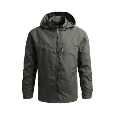 Imagem de Jaqueta Corta-Vento Masculina Oversize Para Outono E Primavera, Ideal 