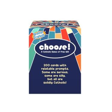 Imagem de Choose! A Catholic Game of Free Will – Would You Rather Christian Card Game – 200 Laminated Conversation Prompts – Fun Religious Gift for Family Game Night, Classrooms & Youth Ministry (Ages 7+)