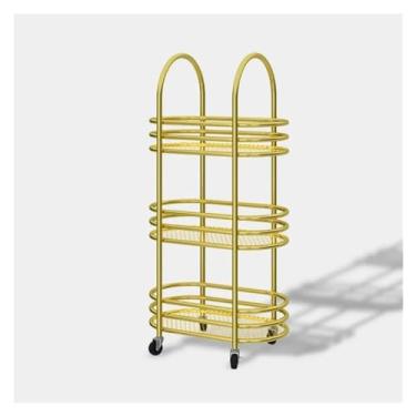 Imagem de Carrinhos de armazenamento de cozinha carrinhos de ilha de cozinha carrinho de salão de beleza com rodízios carrinho de ferramentas rack de armazenamento suportes multifuncionais carrinhos Ser