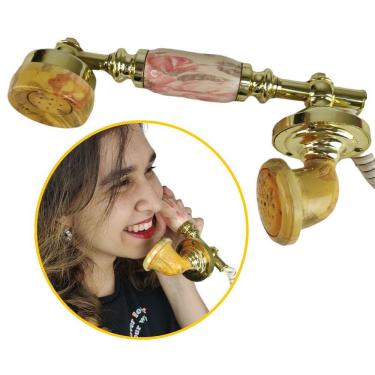 Imagem de Gancho Monofone Vintage Telefone Fixo Rj11 Retro Ligaçao