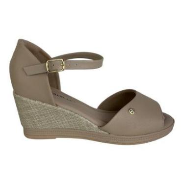 Imagem de Sandália Feminina Plataforma Anabela Piccadilly Napa Confort-Feminino