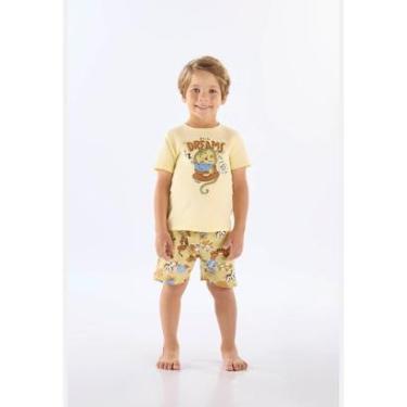 Imagem de Pijama Infantil Camiseta e Bermuda Up Baby-Masculino