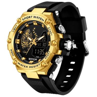 Imagem de Relógio Masculino Duplo Digital Multifunção A Prova D´Agua