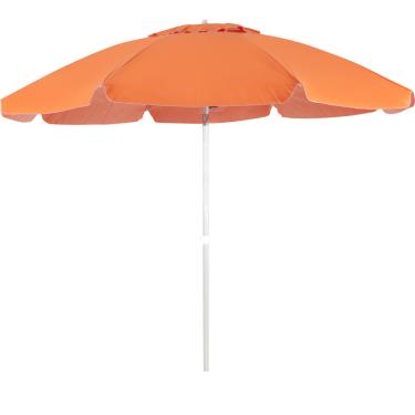 Imagem de Guarda-Sol Articulado 2,00m em Bagum e Alumínio Laranja Bel