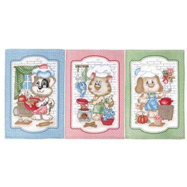 Imagem de Pano de Prato Döhler Chef Pets 45x65cm