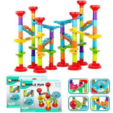 Imagem de Labirinto de Bolinhas Infantil Pista Circuito Colorida de Montar Model