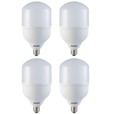 Imagem de Kit 4 Lâmpadas Led Bulbo Avant Branco Hp 50w Bivolt Base E27 6500k Mk4000g - Cód 289301373