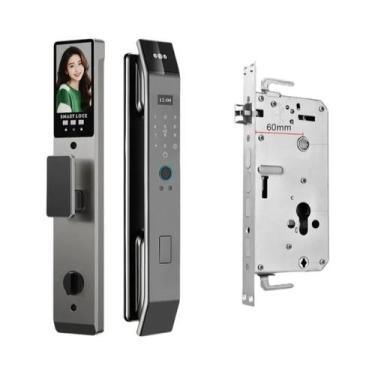 Imagem de Fechadura De Porta Inteligente Com Reconhecimento Facial, Wifi, APP Tu