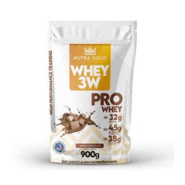 Imagem de NUTRA GOLD WHEY PRO - CHOCOLATE - 900g Sabor Chocolate
