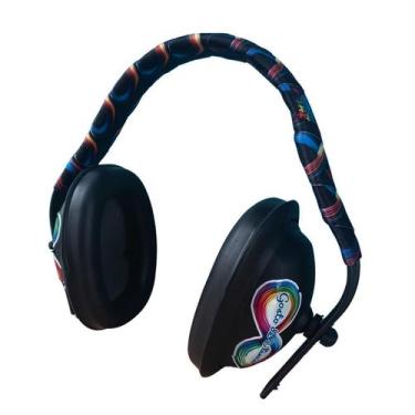 Imagem de Abafador Protetor Ruido Crianças E Adolescentes Black Color - Coleção 