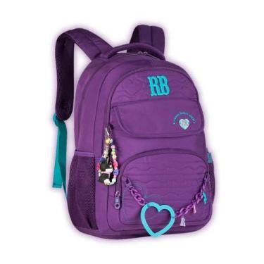 Imagem de Mochila Rebecca Bonbon Costas Kids Meninas Escolar Roxo
