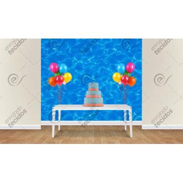 Imagem de Painel em Jacquard Estampado Fundo do Mar, 2,00 x 2,80