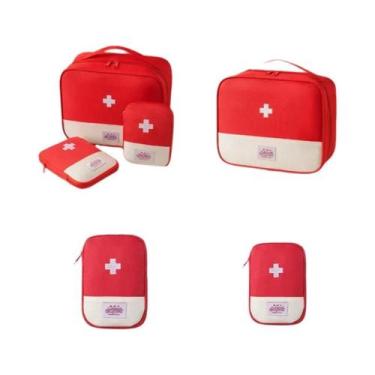 Imagem de Kit De Primeiros Socorros Médico Portátil Organizador 3 Peças Para Cam