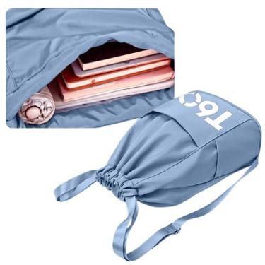 Imagem de Mochila T60 Cinza Impermeável Academia Corrida Viagem Praia, Cinza