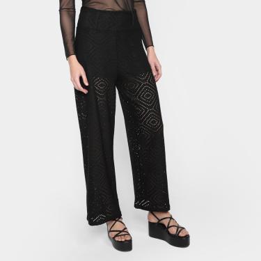 Imagem de Calça Colcci Perfuros Cintura Alta Feminina-Feminino