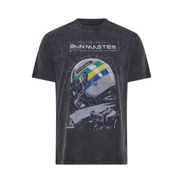 Imagem de Camiseta M/C Estonada Rain Master Legacy Busque Sua Verdade Ayrton Senna 70329-Masculino