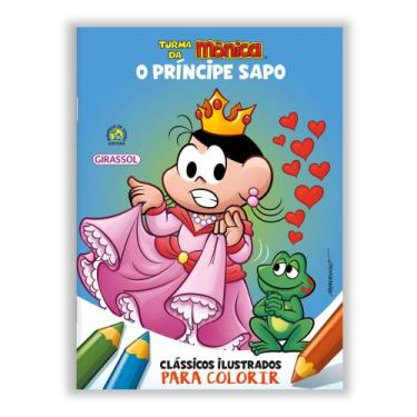 Imagem de Livro - Turma da Mônica - Clássicos Ilustrados para Colorir: O Príncip