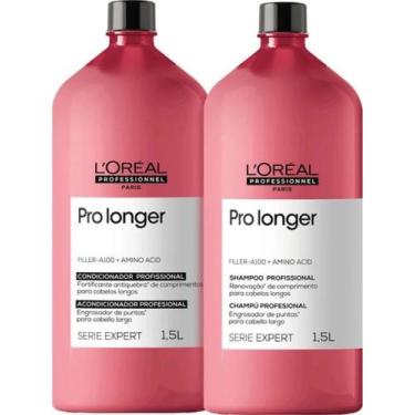 Imagem de Kit loreal pro longer shampoo e condicionador 1500 ml cada - LOREAL PR