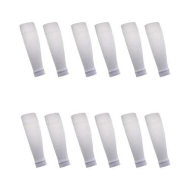 Imagem de Meias De Compressão Para Futebol, 6 Pares, Absorção De Suor, Aquecedor