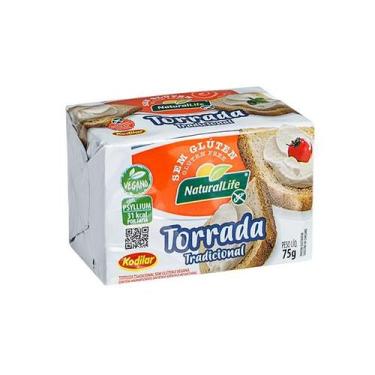 Imagem de TORRADA TRADICIONAL S/ GLUTEN VEGANA KODILAR 75g