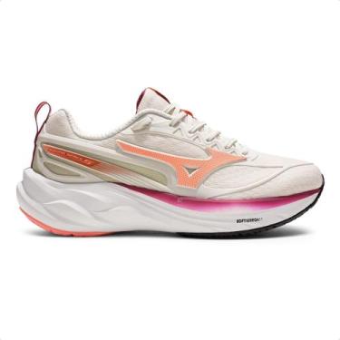 Imagem de Tênis Mizuno Space 5 Feminino, Bege, Rosa, 34