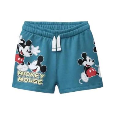 Imagem de Shorts De Verão Para Meninos Com Estampa Do Mickey Mouse, Roupas Exter