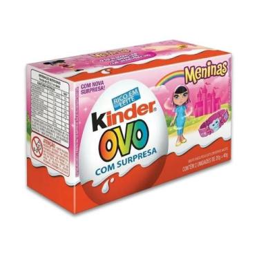 Imagem de Chocolate Kinder Ovo Meninas Ferrero 40g (2x20g)