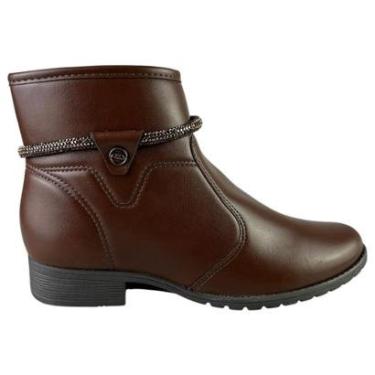 Imagem de Bota Coturno Feminina Dakota Original Cano Curto Zíper Tratorada Conforto Inverno-Feminino