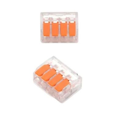 Imagem de 75 Peças Conectores Elétricos De Fio, Terminais De Cabo Rápido Mini De