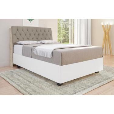 Imagem de Cabeceira Estofada Yasminne Casal Amarula - Mobiliar Home Shop