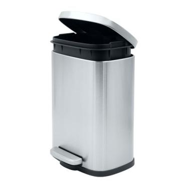 Imagem de Lixeira Pedal Top Clean Inox 50 Litros com Balde Interno - GUIMMIS