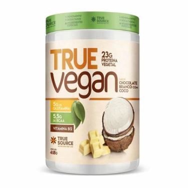 Imagem de True Vegan Proteína Vegetal - 418g Chocolate Branco com Coco - True So