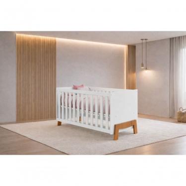 Imagem de Berço Com Colchão Que Vira Cama Multiuso Mimo - Mobibaby