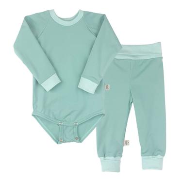 Imagem de Conjunto Térmico Bebê e Infantil Kit Body e Calça Cores Concuca
