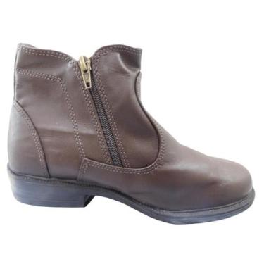 Imagem de Bota jaguar masculina couro 505pu, Cafe, 39