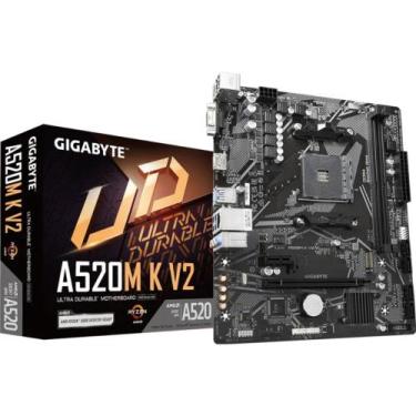 Imagem de Placa-Mãe Gigabyte A520M K V2 AM4 DDR4 mATX - gigabyyte