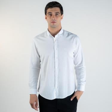 Imagem de Camisa Linho Pienza Versatiold Branca-Masculino