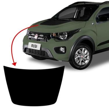 Imagem de Adesivo Do Capô Fiat Mobi Cross Way 2019/2020 Protetor Preto - SPORTIN
